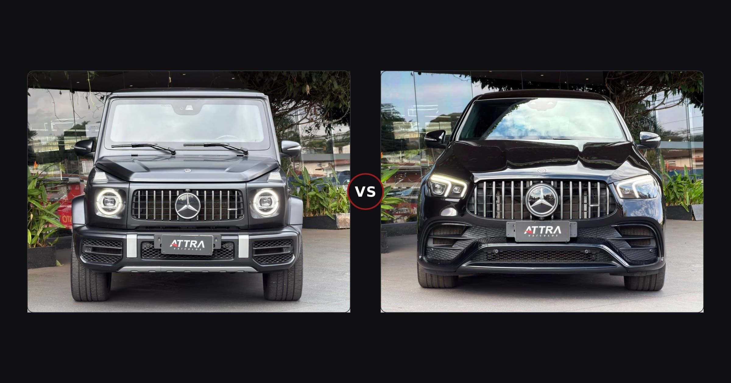 Mercedes G-63 vs Mercedes GLE-63