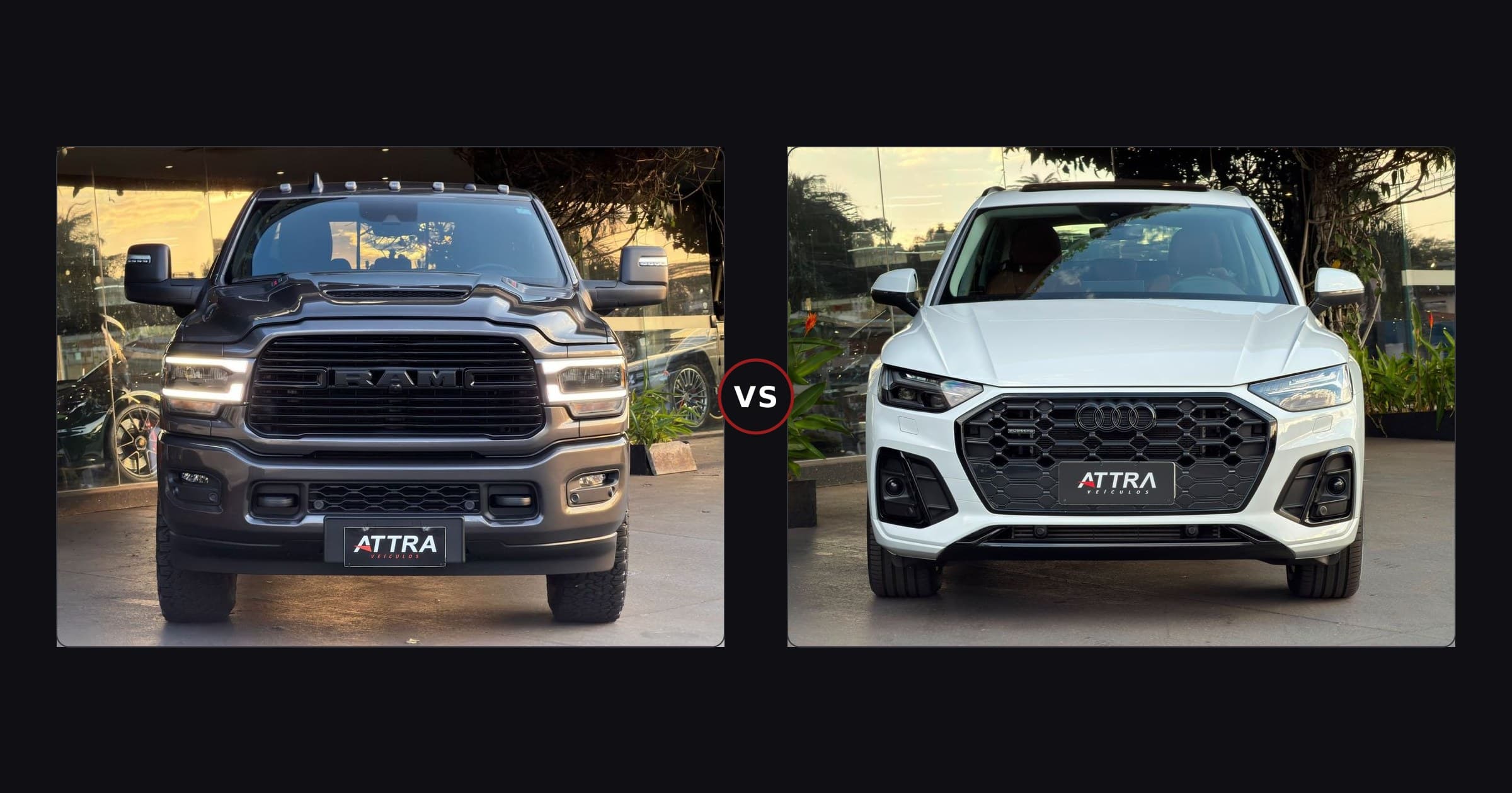 RAM 3500 vs Audi Q5